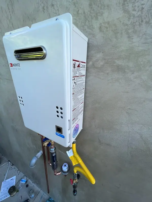 Tankless water heater installation for Dalewood homes